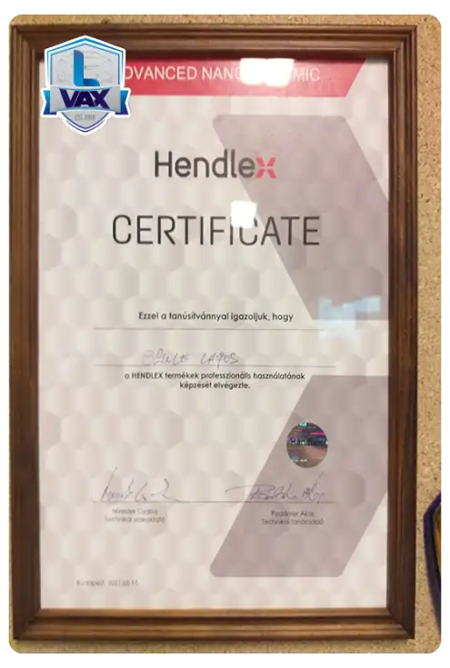 LVAX - Certificate